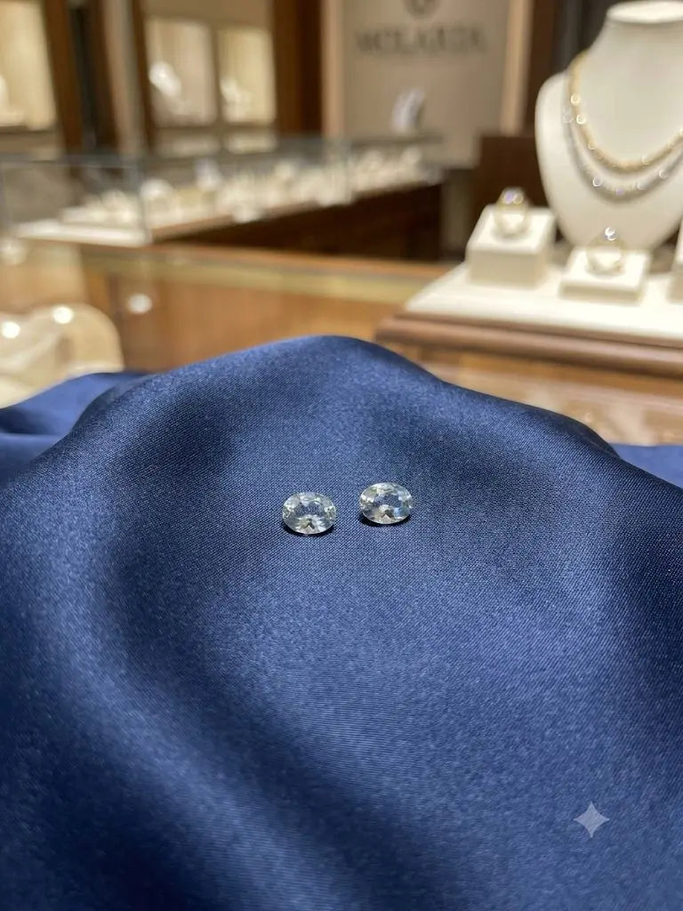 AAA+ Certified Quality Natural Aquamarine, Oval Shaped, lite Blue Colored, Weight 0.31Ct.,Dimensions 5x3mm. Refractive Index, Gem254